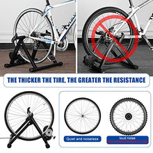 Load image into Gallery viewer, FDW Bike Trainer Stand Bicycle Trainers Road Bike Trainer for Indoor Riding Magnetic Bike Trainer with 5 Levels Resistance
