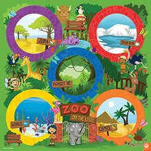 Load image into Gallery viewer, MindWare Zoo On The Loose – Early Learning Games for preschoolers – Great for Home or daycares – Includes 5 Stuffed Animals &amp; Parent Guide for Multiple Ways to Play – 1 or More Players, Ages 4+
