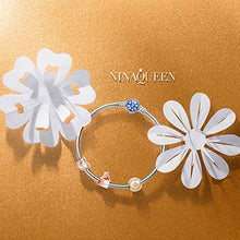 Load image into Gallery viewer, NinaQueen 925 Sterling Silver &quot;Daisy Perfume&quot; Bottles Charms, Charms for Bracelet
