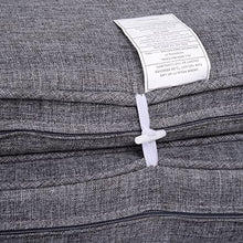 Load image into Gallery viewer, Outsunny 7-Piece Outdoor Rattan Sofa Set Wicker Patio Sectional Sets, Conversation Furniture Set with Cushions &amp; Slat Plastic Wood Table, Grey
