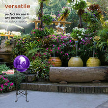 Load image into Gallery viewer, Alpine Corporation 24" Tall Indoor/Outdoor Metal Gazing Globe Display Stand
