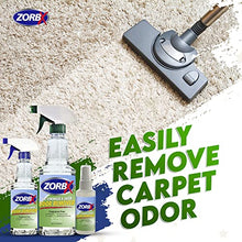Load image into Gallery viewer, ZORBX Unscented Multipurpose Odor Eliminator Value Pack - Used in Hospitals &amp; Healthcare Facilities | Advanced Trusted Formula | Perfect Bundle to Get Rid of Unpleasant Odors (2 Oz + 16 Oz + 32 Oz)
