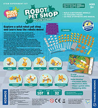 Load image into Gallery viewer, Thames &amp; Kosmos Kids First Robot Pet Shop: Owls, French Bulldogs, Sloths &amp; More! STEM Experiment Kit for Young Engineers | Build 8 Motorized Robots of Cute Animals | Play &amp; Learn with Storybook Manual
