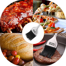Load image into Gallery viewer, Rwm Basting Brush - Grilling BBQ Baking, Pastry and Oil Stainless Steel Brushes with Back up Silicone Brush Heads(Orange) for Kitchen Cooking &amp; Marinating, Dishwasher
