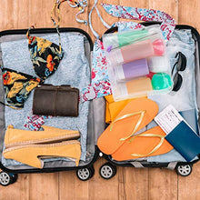 Load image into Gallery viewer, 16 Pack Travel Bottles Set for Toiletries, Morfone TSA Approved Travel Containers Leak Proof Silicone Squeezable Travel Accessories 2oz 3oz for Shampoo Conditioner Lotion Body Wash ( BPA Free )
