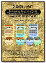 Load image into Gallery viewer, Plotter Art™ Seamless Texture Tiles Volume One, Two and Three Value Bundle, 1,800 High Resolution Images on 4 DVD-ROMs with PDF User Guides &amp; Image Galleries - Standard Royalty Free License

