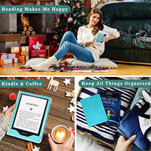 Load image into Gallery viewer, DMLuna Kindle Paperwhite Case, Fits 11th Generation 2021, 6.8”, Hands Free Stand Smart Protective Durable Premium PU Leather Cover with Auto Sleep Wake, Hand Strap, Card Slot, Sky Blue
