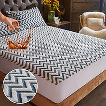 Load image into Gallery viewer, Waterproof Mattress Protector-Premium Crystal Velvet Fabric Fits Up 14 Inch Deep Pocket Twin Bed Mattress-Breathable Noiseless Mattress Pad Cover Protection Vinyl-Free Washable (Full Size)
