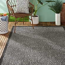 Load image into Gallery viewer, Home Dynamix Tommy Bahama Marlin Indoor/Outdoor Area Rug, Black, 7'10"x10'2" Rectangle
