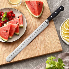 Load image into Gallery viewer, MAIRICO Ultra Sharp Premium 11-inch Stainless Steel Carving Knife - Ergonomic Design - Best for Slicing Roasts, Meats, Fruits and Vegetables
