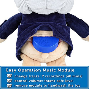 Vosego Ludwig Van Beethoven Virtuoso Bear | 40 mins Classical Music for Babies | 15″ Award Winning Musical Soft Toy | Educational Toy for Infants Kids Adults