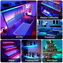 Load image into Gallery viewer, HitLights LED Strip Lights with Smart WiFi LED Light Bulb Dimmable (3 Pack)
