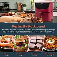 Load image into Gallery viewer, COSORI Air Fryer(100 Recipes, Rack &amp; 4 Skewers),3.7QT Electric Hot Air Fryers Oven Oilless Cooker, 11 Presets, Preheat &amp; Shake Reminder, LED Touch Digital Screen, Nonstick Basket, 1500W, Red
