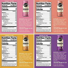Load image into Gallery viewer, Remedy Kombucha Tea Organic Drink - Sugar Free, Keto, Vegan &amp; Gluten Free - Sparkling Live Cultured, Long-Age Brewed Beverage - 4 Flavor Variety Pack - 8.5 Fl Oz Can, 24-Pack
