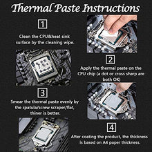Load image into Gallery viewer, 10 Pack HY880 Thermal Paste Kit-5.15 W/MK 1 G/Pcs, High Performance Thermal Compound Paste Grease Heatsink for CPU, Processor, All Cooler Master, Computer, PS4
