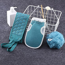 Load image into Gallery viewer, Exfoliating Mitts Microdermabrasion at Home, Loofah Back Scrubber Soft Infused Shower Scrubber Exfoliating Gloves Visibly Lift Away Dead Skin Exfoliating Loofah Back Scrubber for Shower 3 Pcs
