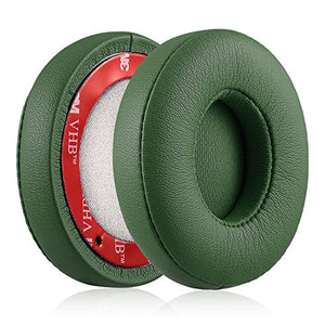Solo 2.0/3.0 Replacement Earpads, JARMOR Memory Foam Ear Cushion Cover for Beats Solo 2.0/3.0 Wireless On Ear Headphones ONLY (Turf Green)
