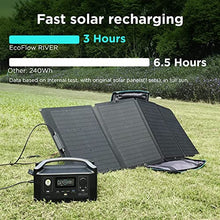 Load image into Gallery viewer, EF ECOFLOW RIVER 288Wh Portable Power Station,3 x 600W(Peak 1200W) AC Outlets &amp; LED Flashlight, Fast Charging Silent Solar Generator (Solar Panel Optional) for Emergencies Home Outdoor Camping RV
