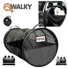 Load image into Gallery viewer, Walky Tunnel Pet Tube, Car Kennel Crate, Automotive Pet Containment Barrier Kennel, Soft Pet Crate, Large, 47" L x 24" Round, Universal Fit
