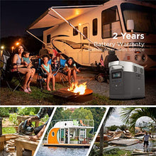 Load image into Gallery viewer, EF ECOFLOW Portable Power Station EFDELTA, UPS Power Supply 1260Wh Battery Pack with 6 1800W (3300W Surge) AC Outlets, Solar Battery Generator for Outdoor Camping RV

