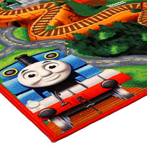 Thomas the Train Play Mat HD Thomas and Friends Tank Engine Railway Road Rug Bedding Area Rugs 5x7, X Large