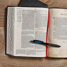 Load image into Gallery viewer, CSB Tony Evans Study Bible, Black Genuine Leather, Indexed, Black Letter, Study Notes and Commentary, Articles, Videos, Ribbon Marker, Sewn Binding, Easy-to-Read Bible Serif Type

