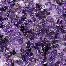 Load image into Gallery viewer, Natural Amethyst,Crystals Gravel Quartz Tumbled Stone Pebble Irregular Shaped Stones for Vase Filler,1lb(450g)/Bag, About 0.1-0.5 inch in Length
