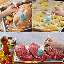 Load image into Gallery viewer, Teal Silicone Pastry Brush for Cooking and Baking, Basting Brush for Oil and Sauce , BBQ Grill Brush Kitchen Joy - Ideal as Turkey Baster, Cooking Brush &amp; Food Pastry Brush for Baking
