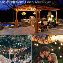 Load image into Gallery viewer, 15 Pack EMITTING Shatterproof &amp; Waterproof S14 Replacement LED Light Bulbs –1W S14 LED Bulbs, Warm White 2200K, Outdoor String Lights Vintage LED Filament Bulb, E26 Base Edison Plastic Bulb.
