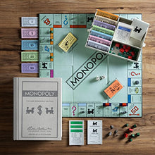 Load image into Gallery viewer, Scrabble, Monopoly, and Clue Vintage Board Game Bookshelf Collection
