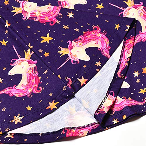 Load image into Gallery viewer, Long Sleeve Unicorn Dresses for Toddler Girls Casual Summer Sun Dresses 7 16