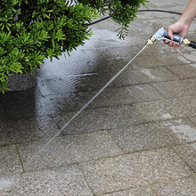 Load image into Gallery viewer, HOMY Garden Hose Nozzle, Heavy Duty Metal in Zinc Alloy Body with Full Brass Nozzle &amp; ABS Plastic with Rubber Coating, High Pressure Metal Water Spray Gun,Best for Watering,Washing(Gray Color)
