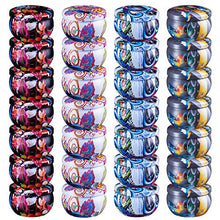 Load image into Gallery viewer, Ahyiyou DIY Candle Tins 7 Color 28 Piece, Round Containers with Lids&amp; Cotton Wicks for Candle Making, Arts &amp; Crafts, Storage &amp; More
