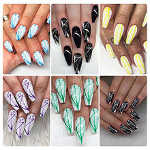 Load image into Gallery viewer, ROSALIND Spider Gel Nail Art Design Pulling Line Silk 12 Colors Set DIY Line Painting Design Lacquer Silver Gold Nail Decorations 5ml
