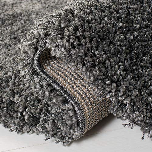 Load image into Gallery viewer, Safavieh California Premium Shag Collection SG151-8484 2-inch Thick Area Rug, 8' x 10', Dark Grey