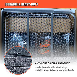 MeeFar Folding Hitch Mount Cargo Carrier Basket 60" X 20" X 6"+Waterproof Cargo Bag 16 Cubic Feet(58" 19" 24"),Hauling Weight Capacity of 500 Lbs and A Folding Arm.with Hitch Stabilizer,Net and Straps