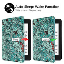 Load image into Gallery viewer, CoBak Kindle Paperwhite Case - All New PU Leather Smart Cover with Auto Sleep Wake Feature for Kindle Paperwhite 10th Generation 2018 Released, Floral
