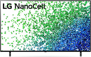LG NanoCell 80 Series 55” Alexa Built-in 4k Smart TV (3840 x 2160), Refresh Rate 60Hz, AI-Powered 4K Ultra HD (55NANO80UPA, 2021)