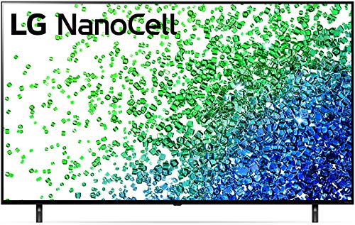 LG NanoCell 80 Series 55” Alexa Built-in 4k Smart TV (3840 x 2160), Refresh Rate 60Hz, AI-Powered 4K Ultra HD (55NANO80UPA, 2021)