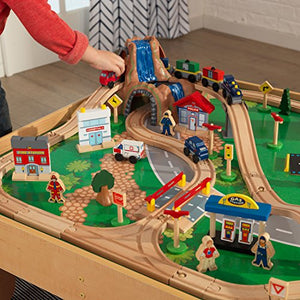 KidKraft Waterfall Mountain Train Set and Table