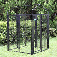 Load image into Gallery viewer, Sandinrayli Medium Outdoor Dog Kennel Cat Pet Shelter Waterproof Cover Shade Enclosure House Cage
