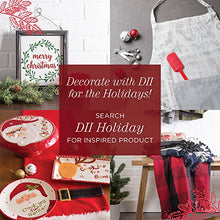 Load image into Gallery viewer, DII Embroidered Corner Christmas &amp; Holiday Tabletop Collection, Napkin Set, Mistletoe 6 Piece
