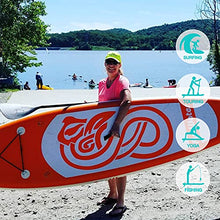 Load image into Gallery viewer, FunWater SUP Inflatable Stand Up Paddle Board 10&#39;x31&#39;&#39;x6&#39;&#39; Ultra-Light Inflatable Paddleboard with ISUP Accessories,Fins,Adjustable Paddle, Pump,Backpack, Leash, Waterproof Phone Bag,Kayak Seat
