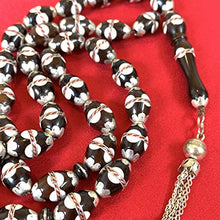 Load image into Gallery viewer, 33 Beads Handmade Silver Egyption Tasbih | Muslim prayer beads Kuka tasbeeh islamic prayer beads, Misbaha | AlAliGems
