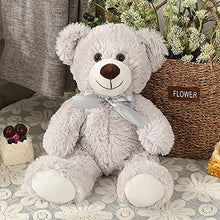 Load image into Gallery viewer, MaoGoLan Teddy Bear Stuffed Animals Plush Toys 3-Pack of Stuffed Bears 3 Colors White/Grey/Tan 13.5 Inch
