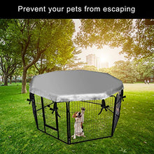 Load image into Gallery viewer, Dog Crate Cover for Outdoor and Indoor- Double Side Waterproof Windproof Shade Kennel Cover, Fits 24" Crate with 8 Panel
