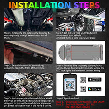 Load image into Gallery viewer, SUZCO 10-pods Trucks LED RGB Neon Underglow Rock Lights Kit, 【Dual-Zone】+【160LEDs】+【2-in-1 Line】 Sync Music Under Wheel Well Lights Waterproof 12V with APP/RF/IR for Jeep Offroad ATV UTV SUV
