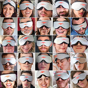 Manta Sleep Mask - 100% Light Blocking Eye Mask, Zero Eye Pressure, Comfortable & Adjustable Sleeping Mask for Women Men, Perfect Blindfold for Sleep/Travel/Nap/Shift Work