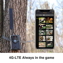 Load image into Gallery viewer, WingHome 4G-LTE Trail Camera with Solar Panel Battery Charger Kit, Wildlife Cellular Camera with SIM Card Phone APP
