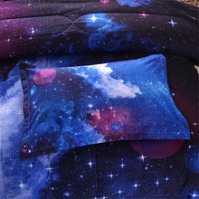 Load image into Gallery viewer, A Nice Night Galaxy Bedding Sets Outer Space Comforter 3D Printed Space Quilt Set Full Size
